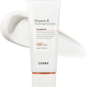 Vitamin E Vitalizing Face Sunscreen SPF 50, 1.69 fl oz, SPF Moisturizer, Lightwe